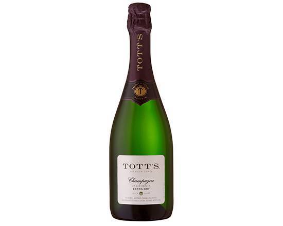Order Totts Extra Dry, 750mL champagne (9.5% ABV) food online from Signal Liquor store, Signal Hill on bringmethat.com