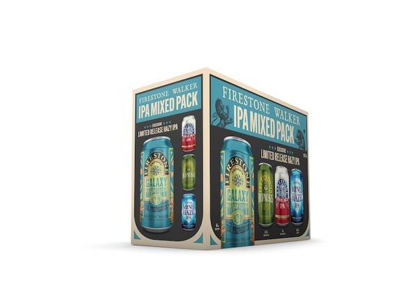 Order Firestone Walker Crafted Thru Hops Mixed Pack - 12x 12oz Cans food online from Goody Goody Liquor store, Addison on bringmethat.com