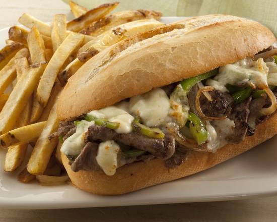 Order BBQ Steak & Cheese Sandwich food online from The Gyro Brothers store, Frederick on bringmethat.com