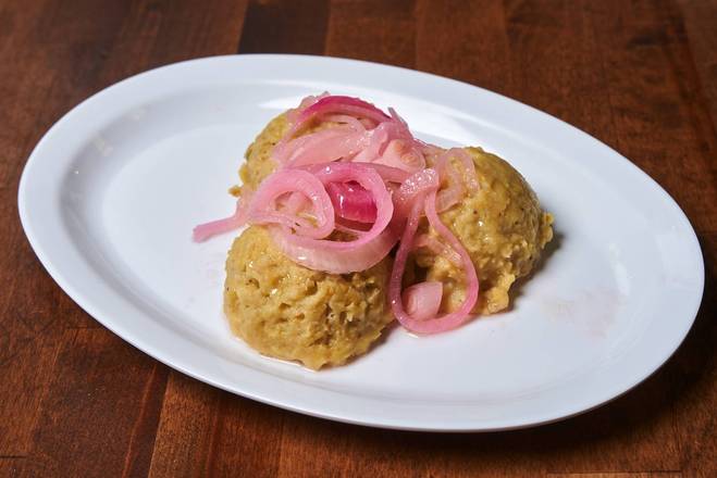Order Mashed Plantains (Mangu) (Scoop) food online from D'Family Restaurant store, Lynn on bringmethat.com