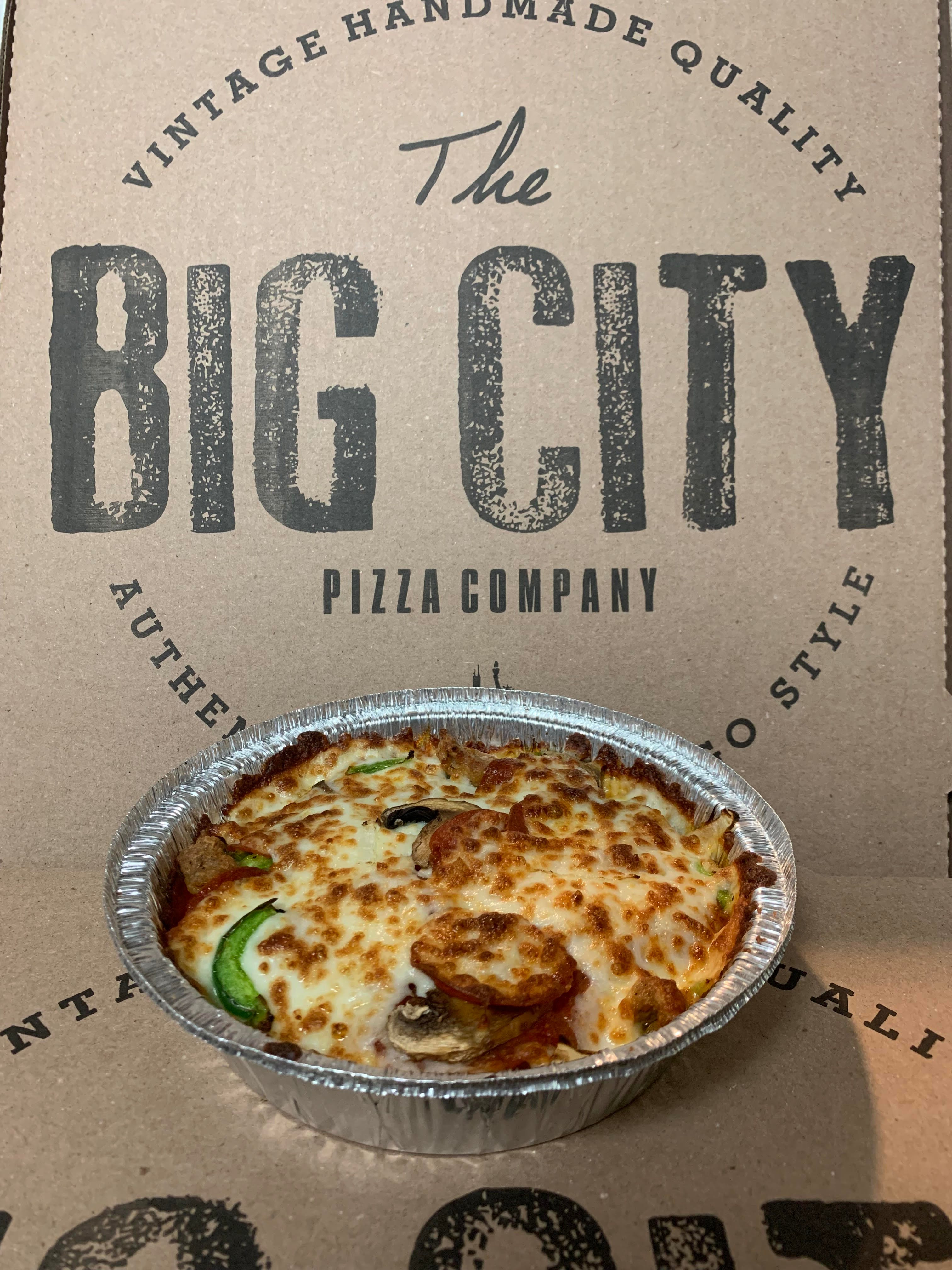 Order Pizza Bowl - 7'' food online from Big City Pizza Danville store, Danville on bringmethat.com