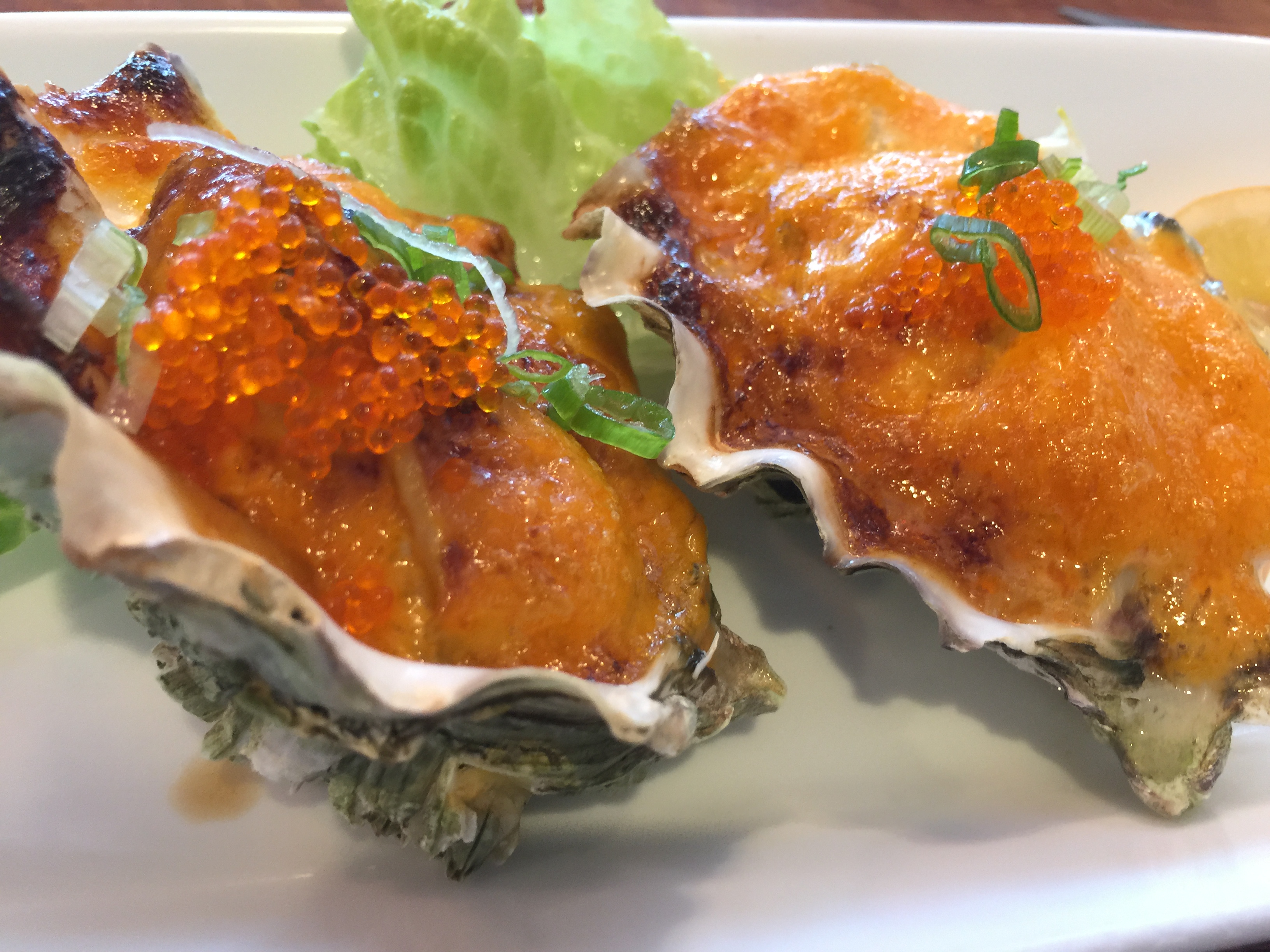 Order 5. Baked Oysters food online from 8 Sushi store, Pacifica on bringmethat.com