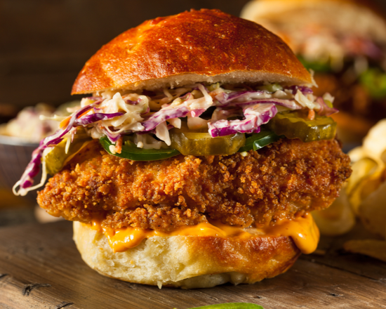 Order Jalapeno Chicken Sandwich food online from Fried Chicken Co store, San Francisco on bringmethat.com