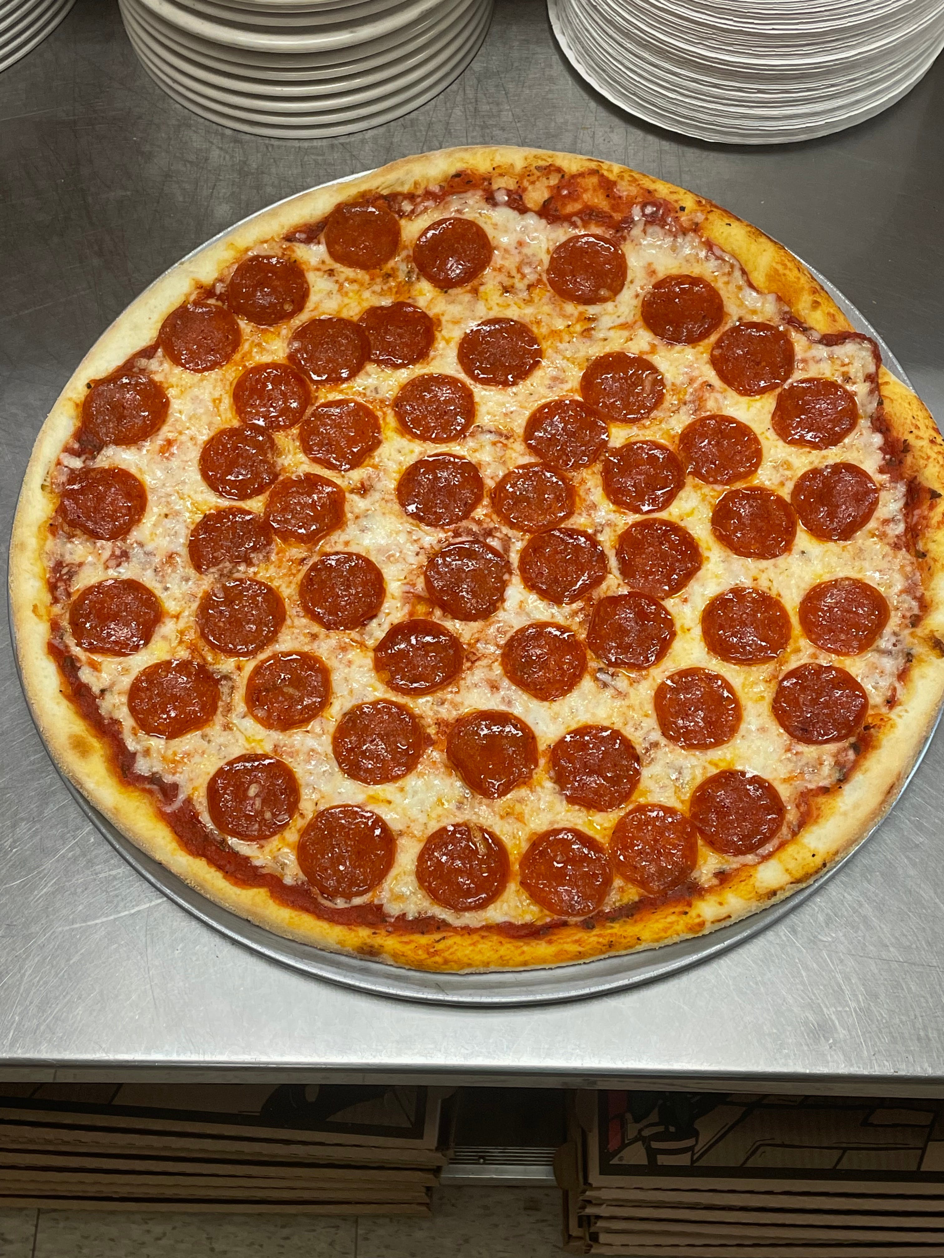 Order Pepperoni Pizza - Large 16" food online from Palermos Pizza store, Buckeye on bringmethat.com