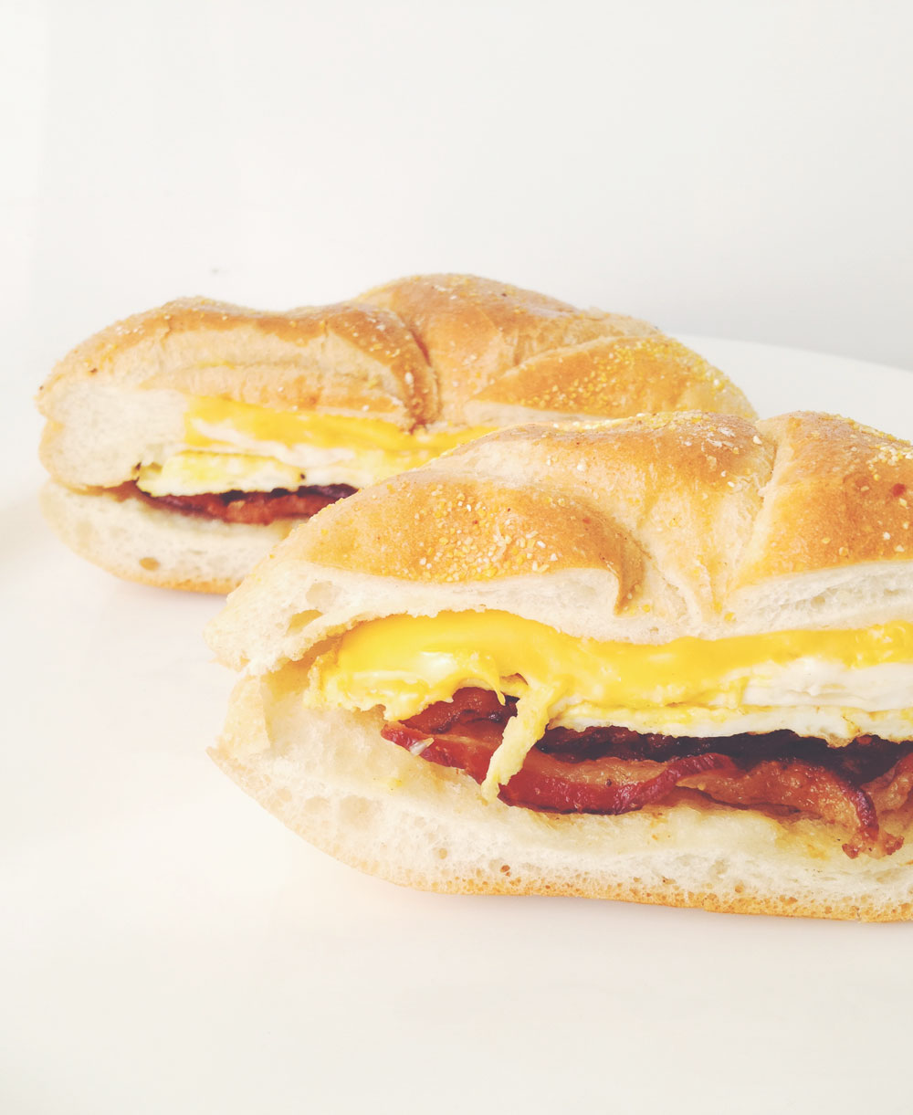 Order Eggs with Meat on a Roll food online from Flavors Nyc store, New York on bringmethat.com