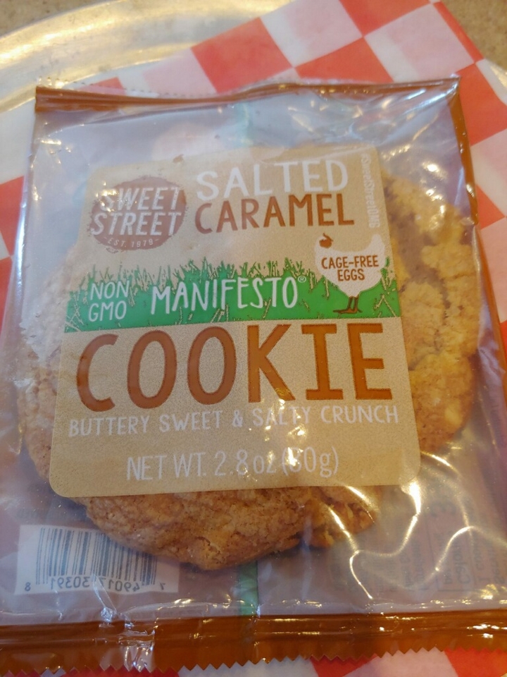Order Sweet Street Salted Caramel Crunch Cookie food online from Southside Flying Pizza store, Austin on bringmethat.com