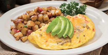 Order The Mother Lode Omelet food online from Perko Cafe-Grill store, Sacramento on bringmethat.com