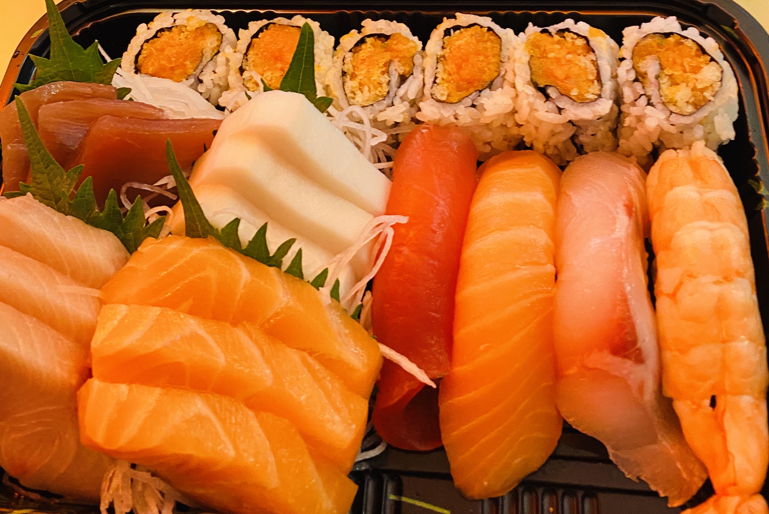Order Sushi and Sashimi Combination food online from Kiku sushi store, Brooklyn on bringmethat.com