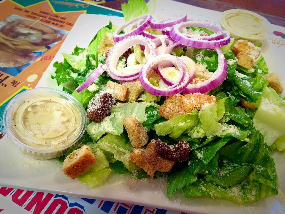 Order Caesar Salad food online from Seeburger Cheeseburgers store, New Baltimore on bringmethat.com