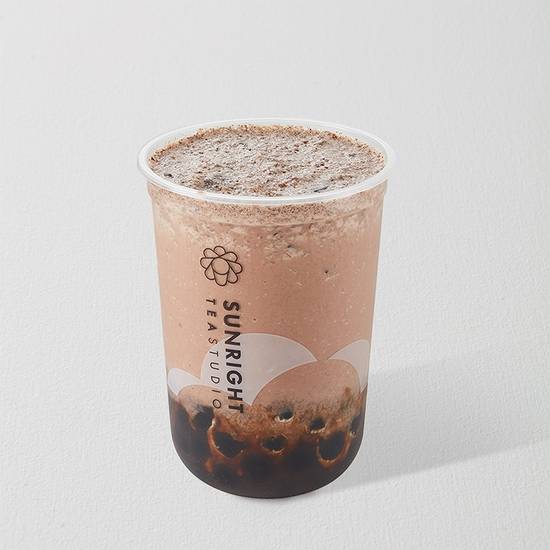 Order Kid's Oreo Chocolate Boba Milk (16oz) food online from Sunright Tea Studio store, Irvine on bringmethat.com