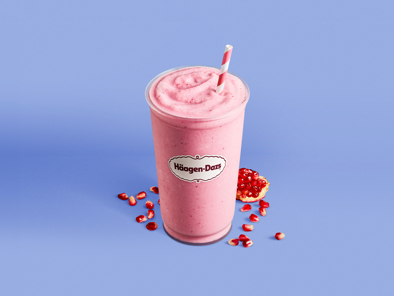 Order Pomegranate Berry Smoothie food online from Haagen Dazs store, Mohegan Lake on bringmethat.com