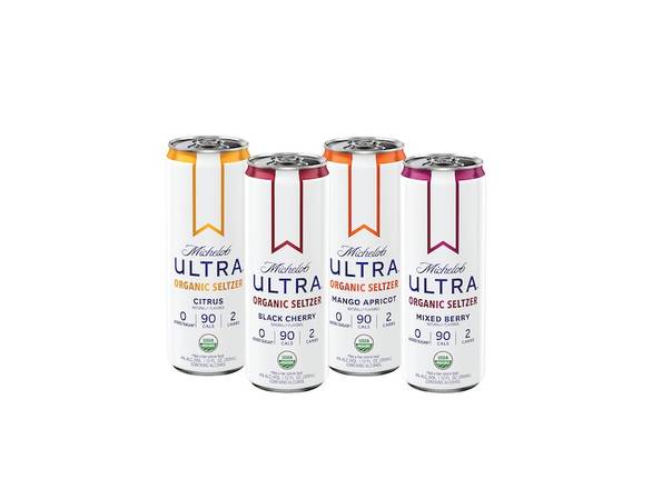 Order Michelob Ultra Organic Seltzer Classic Collection 3rd Edition Variety Pack - 12x 12oz Cans food online from Bear Creek Spirits & Wine store, Colleyville on bringmethat.com