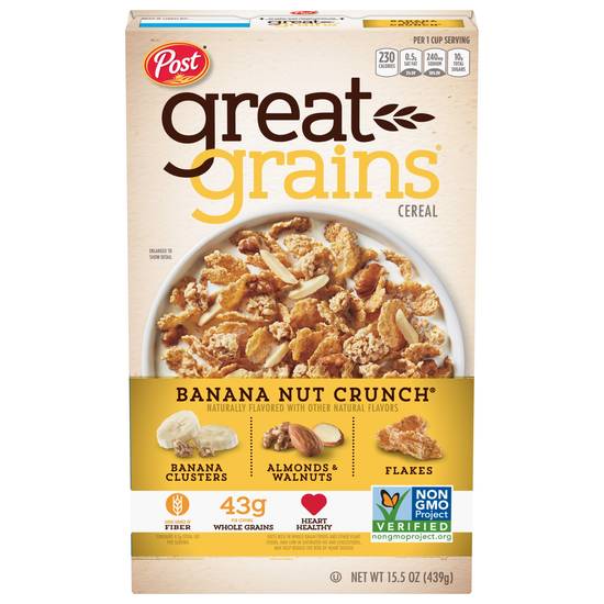 Order Great Grains Banan Nut Crunch, 15.5 OZ food online from CVS store, CARMICHAEL on bringmethat.com