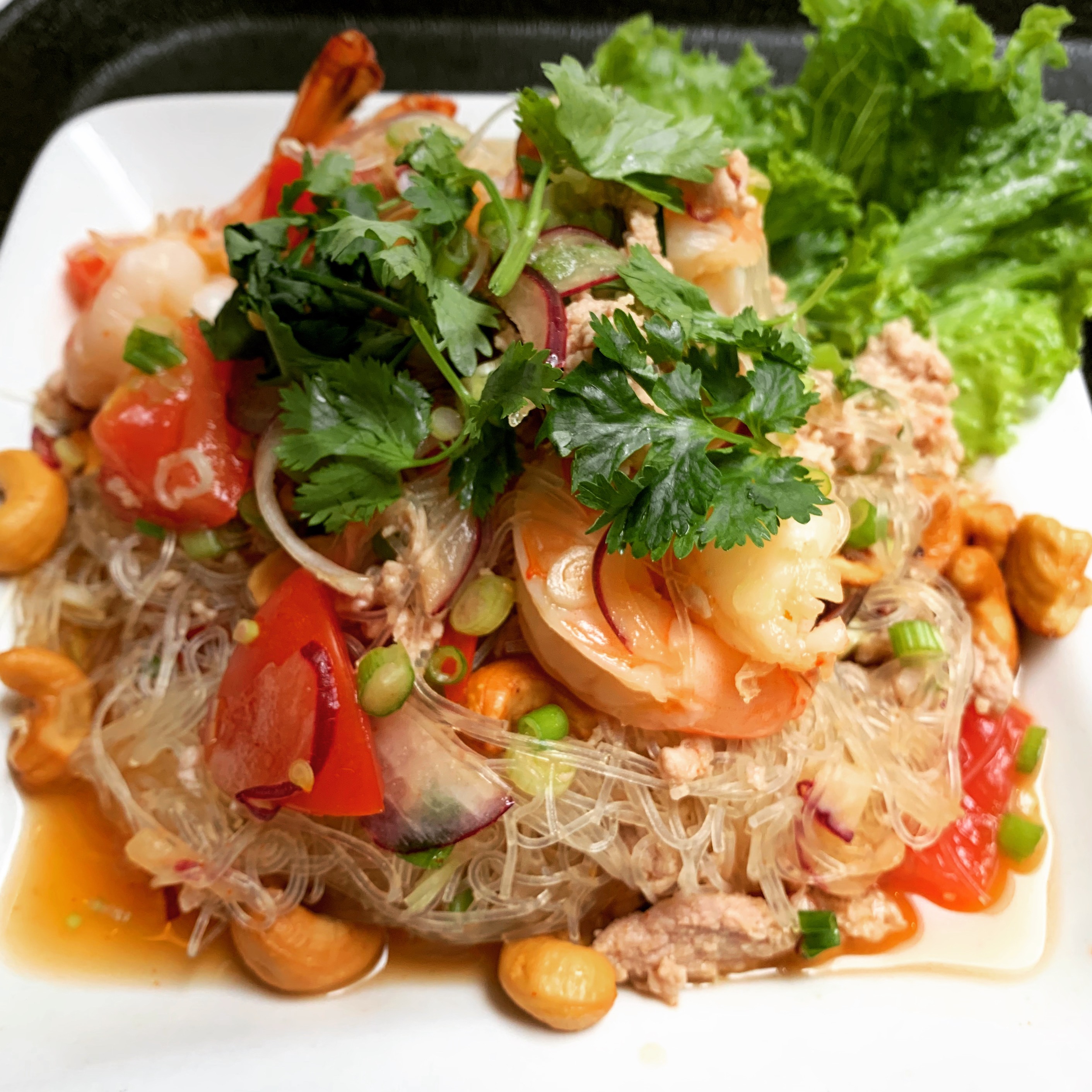 Order Yum Woon Sen Salad food online from Rice Thai Cuisine store, Ventura on bringmethat.com