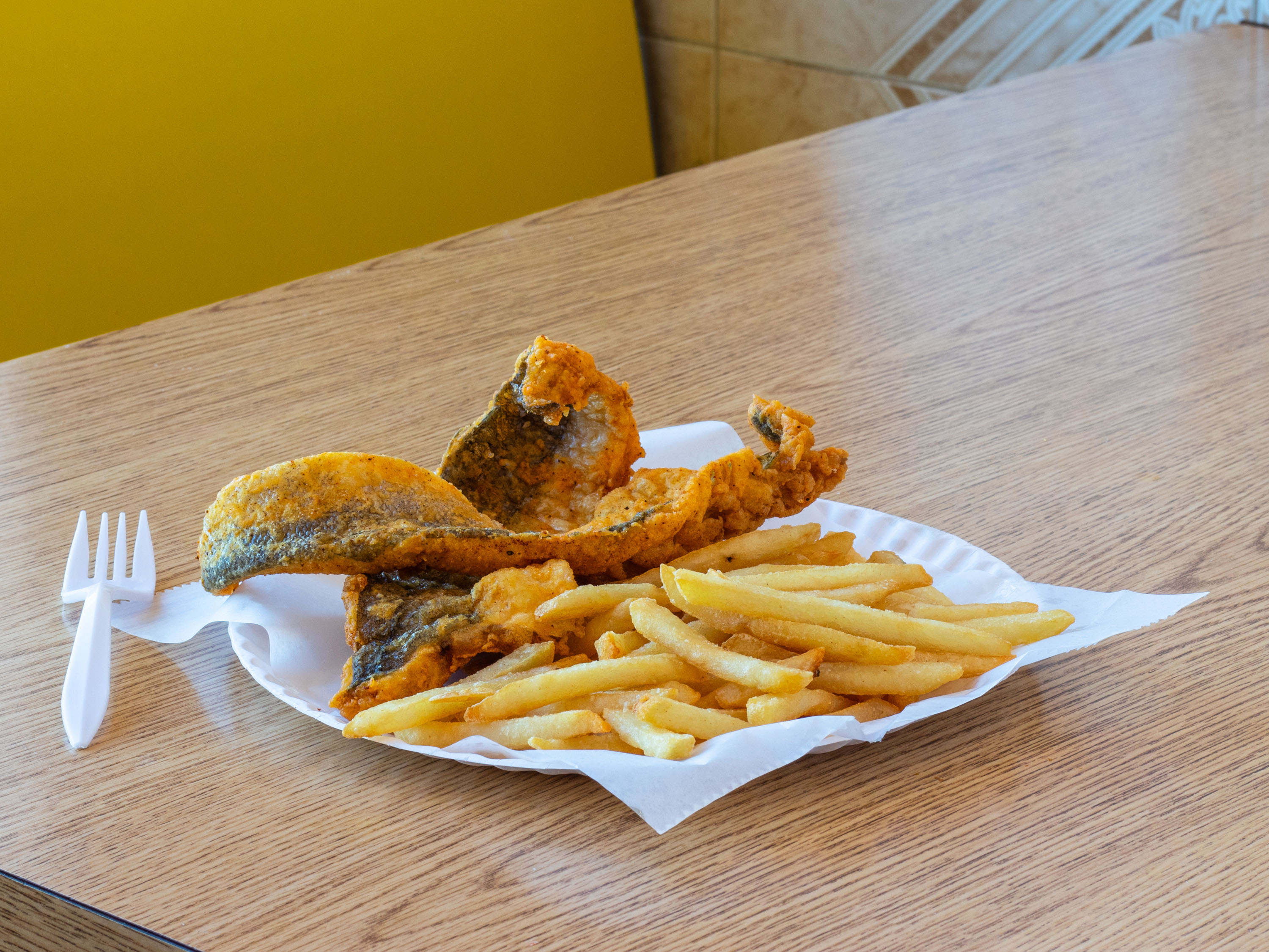 Order 2 Piece Whiting Fish with Fries food online from Kennedy Fried Chicken & Pizza store, Poughkeepsie on bringmethat.com