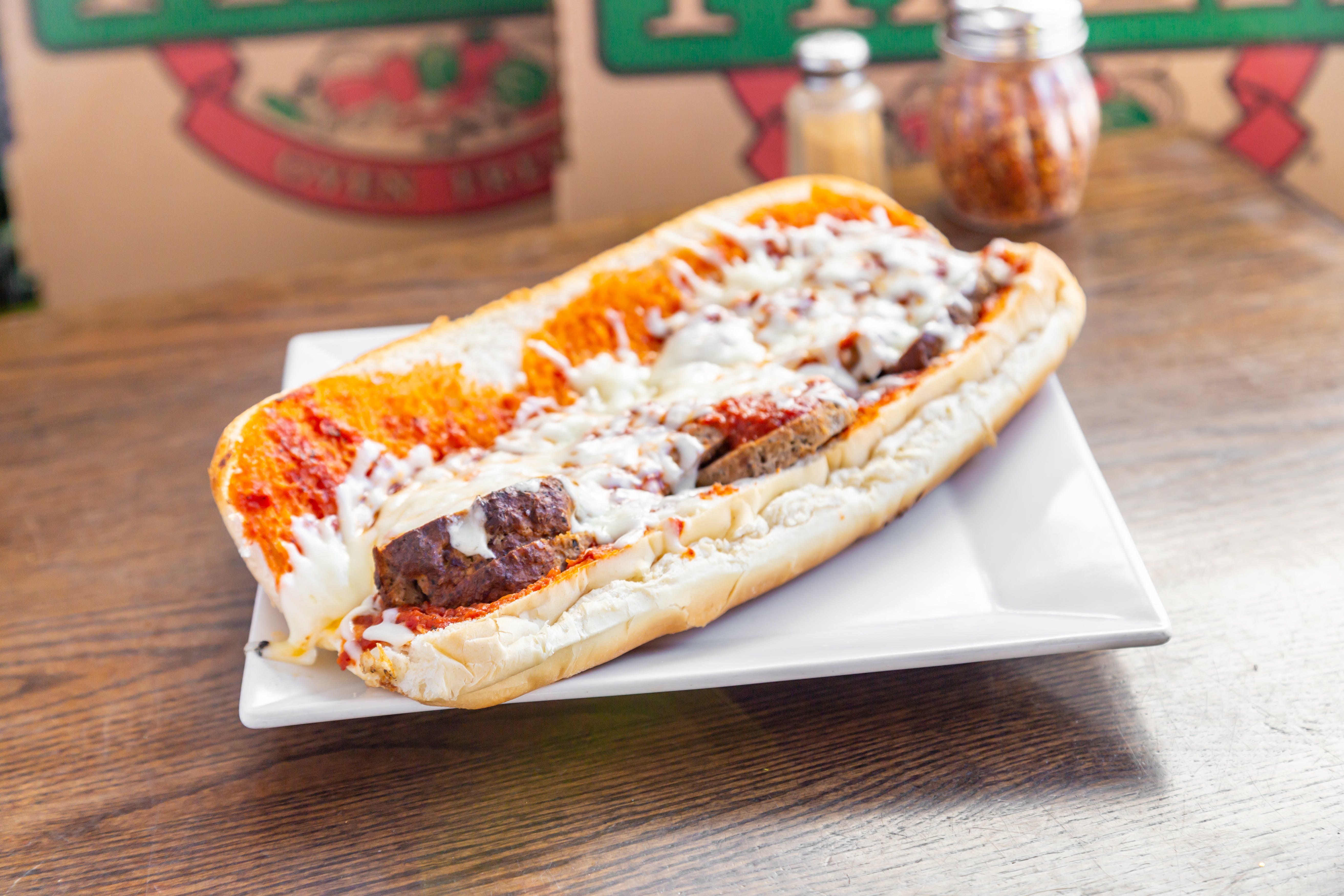 Order Meatball Grinder - Small food online from South Whitney Pizza store, Hartford on bringmethat.com