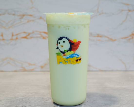 Order Honeydew Milk Tea  food online from Pengo Drink Station store, Laguna Hills on bringmethat.com