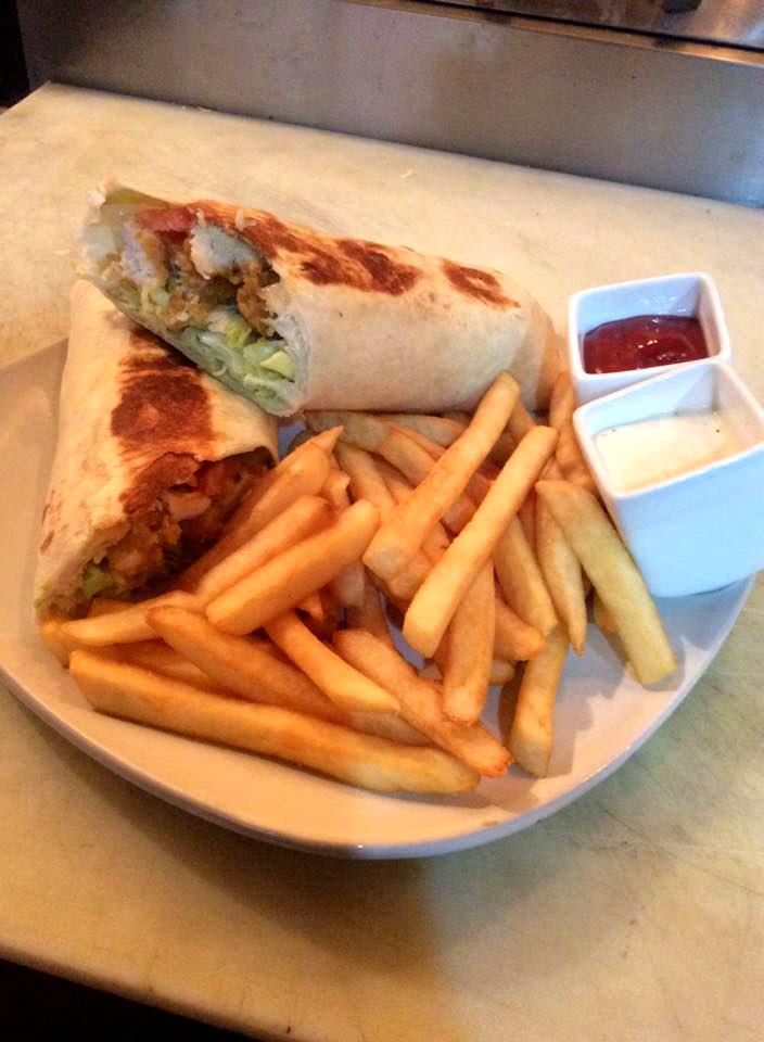 Order Lavash Wrap with Fries food online from Rockets Lounge store, Toledo on bringmethat.com