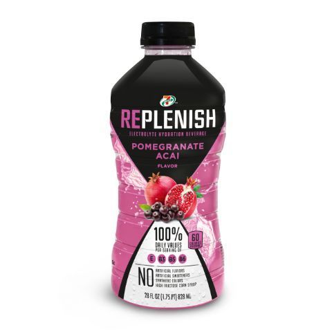 Order 7-Select Replenish Pomegranate Acai 28oz food online from 7-Eleven store, Newark on bringmethat.com