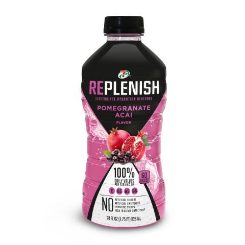 Order 7-Select Replenish Pomegranate Acai 28oz food online from 7-Eleven store, Bakersfield on bringmethat.com