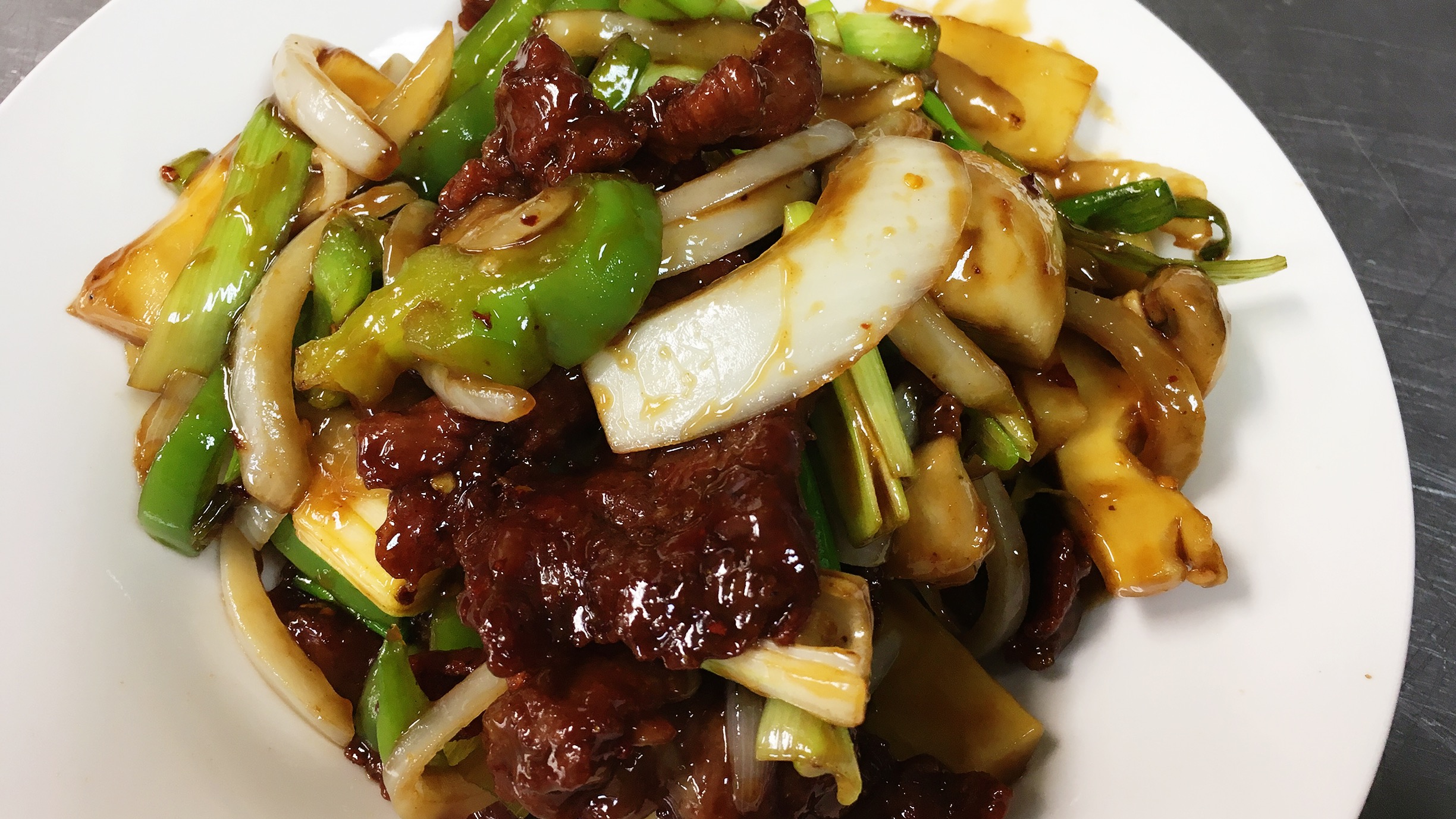 Order Mongolian Beef food online from Little Basil store, Bryn Mawr on bringmethat.com