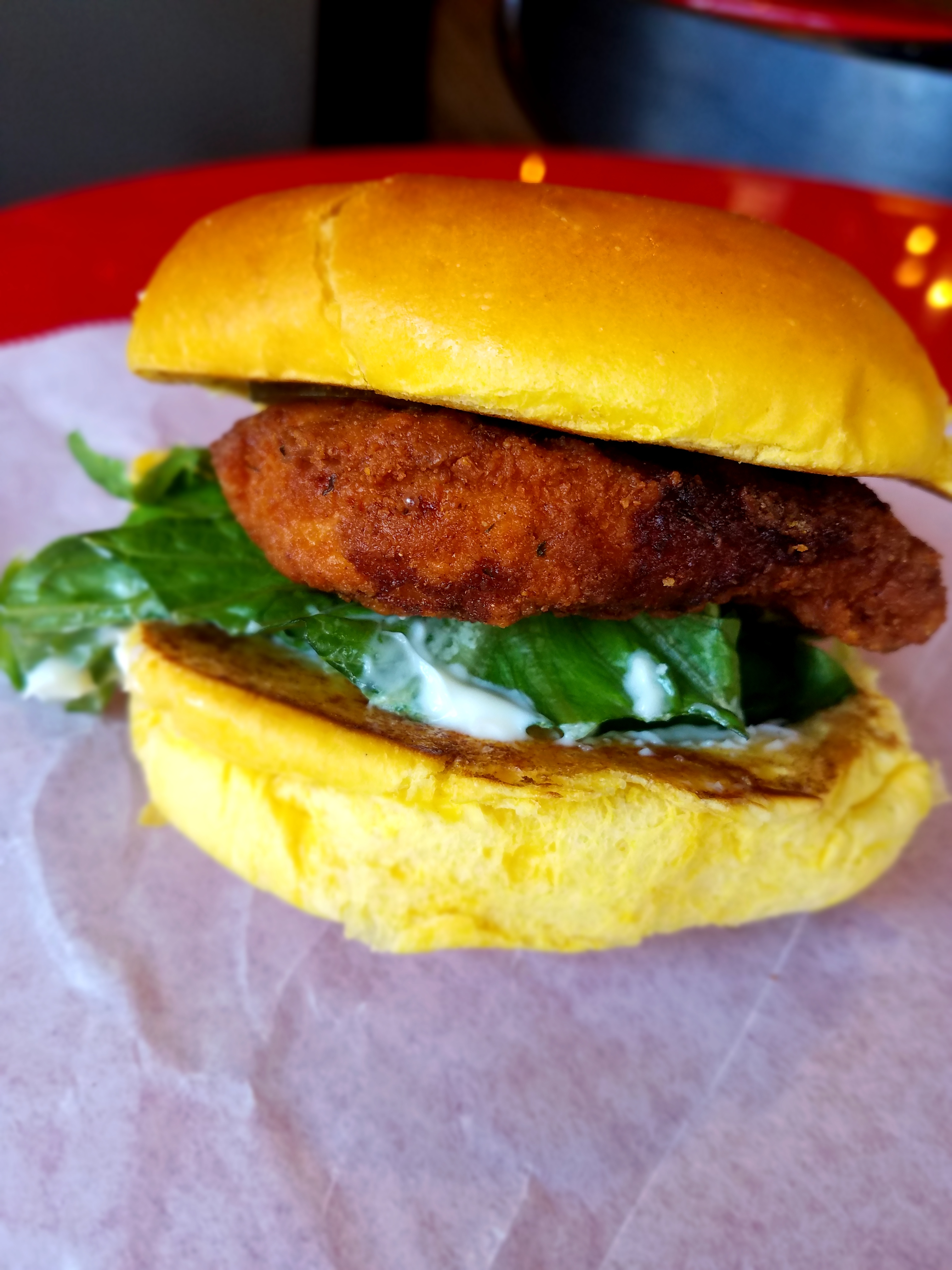 Order Classic Fried Chicken Sandwich food online from Spot Gourmet Burgers store, Philadelphia on bringmethat.com