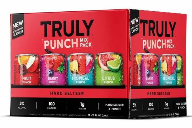Order TRULY PUNCH 12PK  food online from Audet's Wine & Spirits, store, Lynn on bringmethat.com
