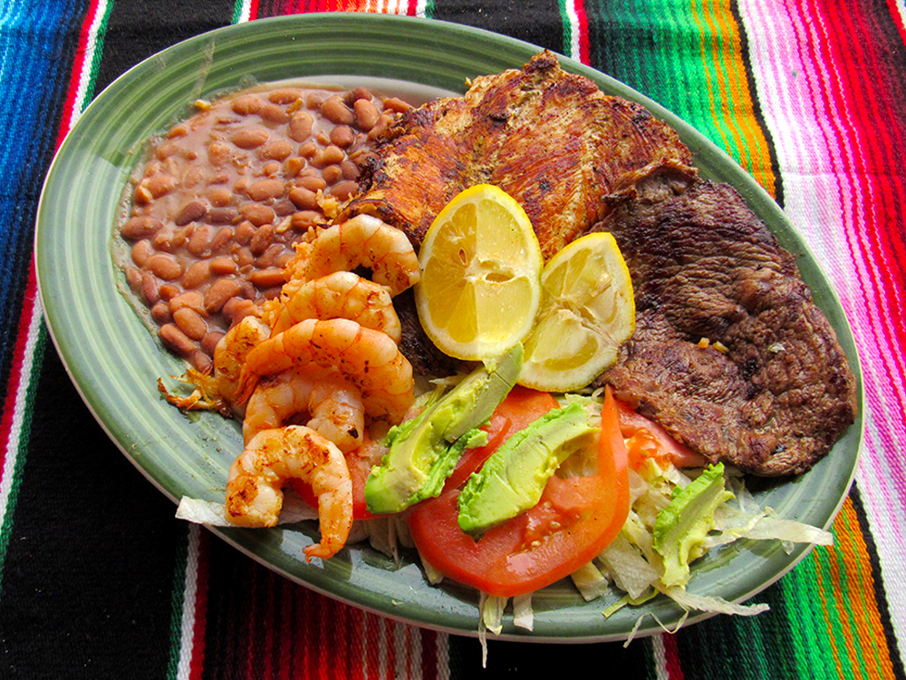 Order Cielo, Mar Y Tierra food online from Salsa Taco House store, San Bernardino on bringmethat.com
