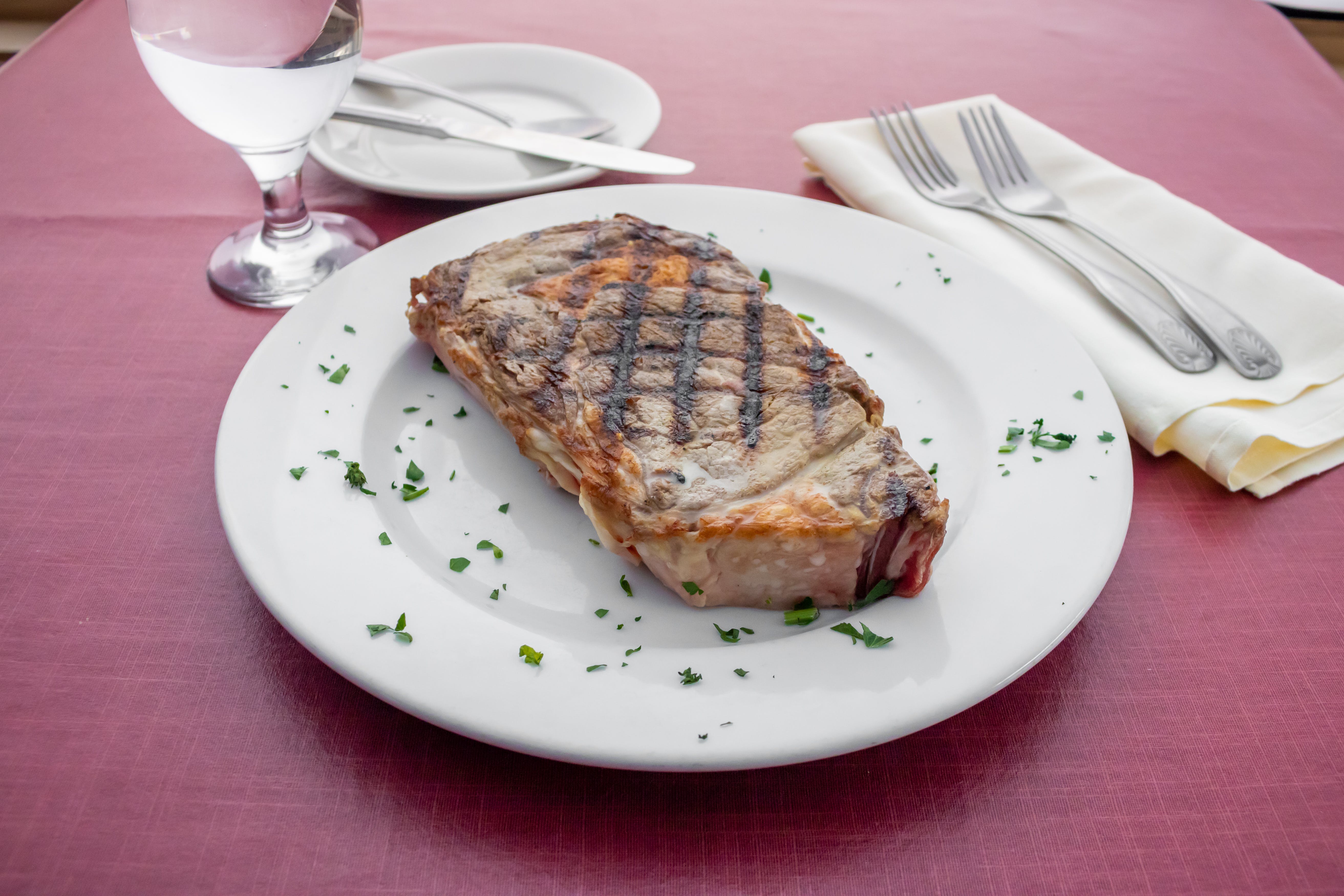 Order Rib Eye Steak - Entree food online from Ristorante al Fresco store, Mt Laurel on bringmethat.com