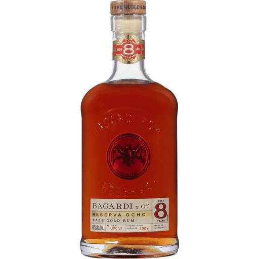 Order Bacardi Rum Gold Reserva Ocho (750 ML) 54563 food online from BevMo! store, Paso Robles on bringmethat.com