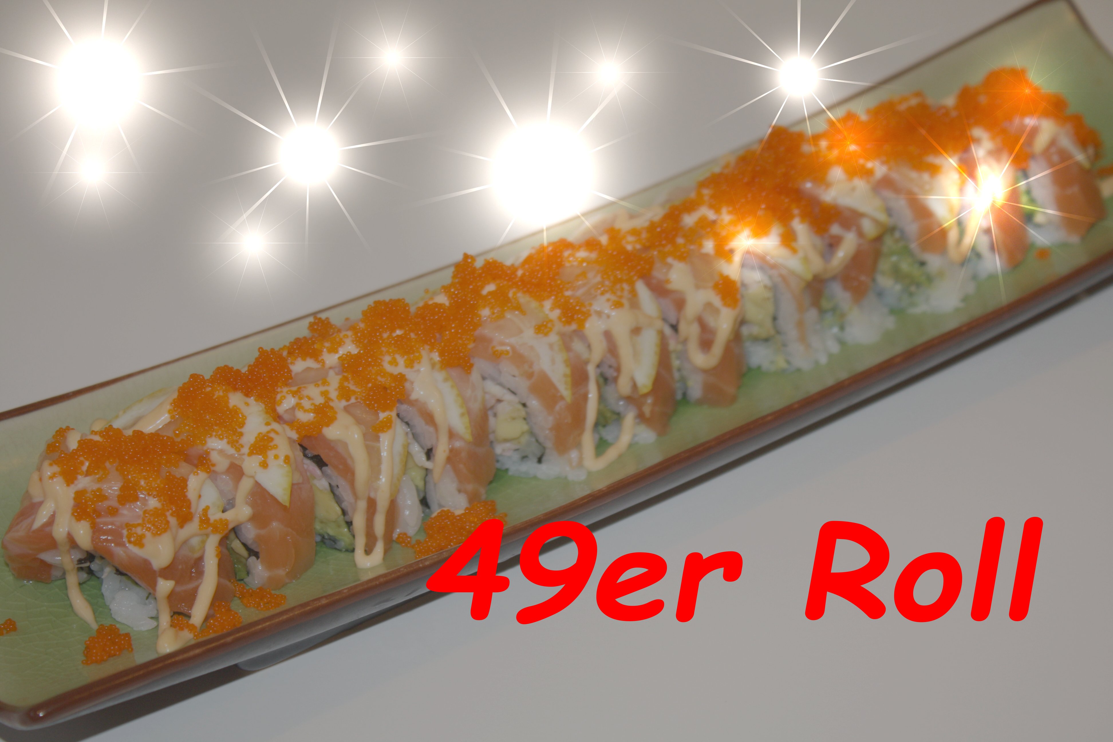 Order 49er Roll food online from Seven Seas Sushi store, San Jose on bringmethat.com