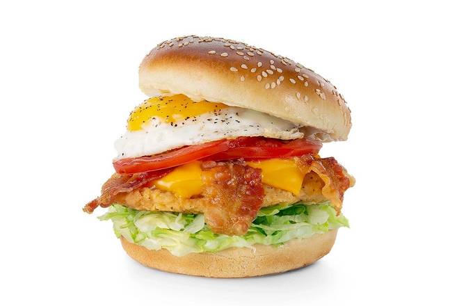 Order The Hangover Crispy Chicken Sandwich food online from Chicken Sammy 192 store, Concord on bringmethat.com