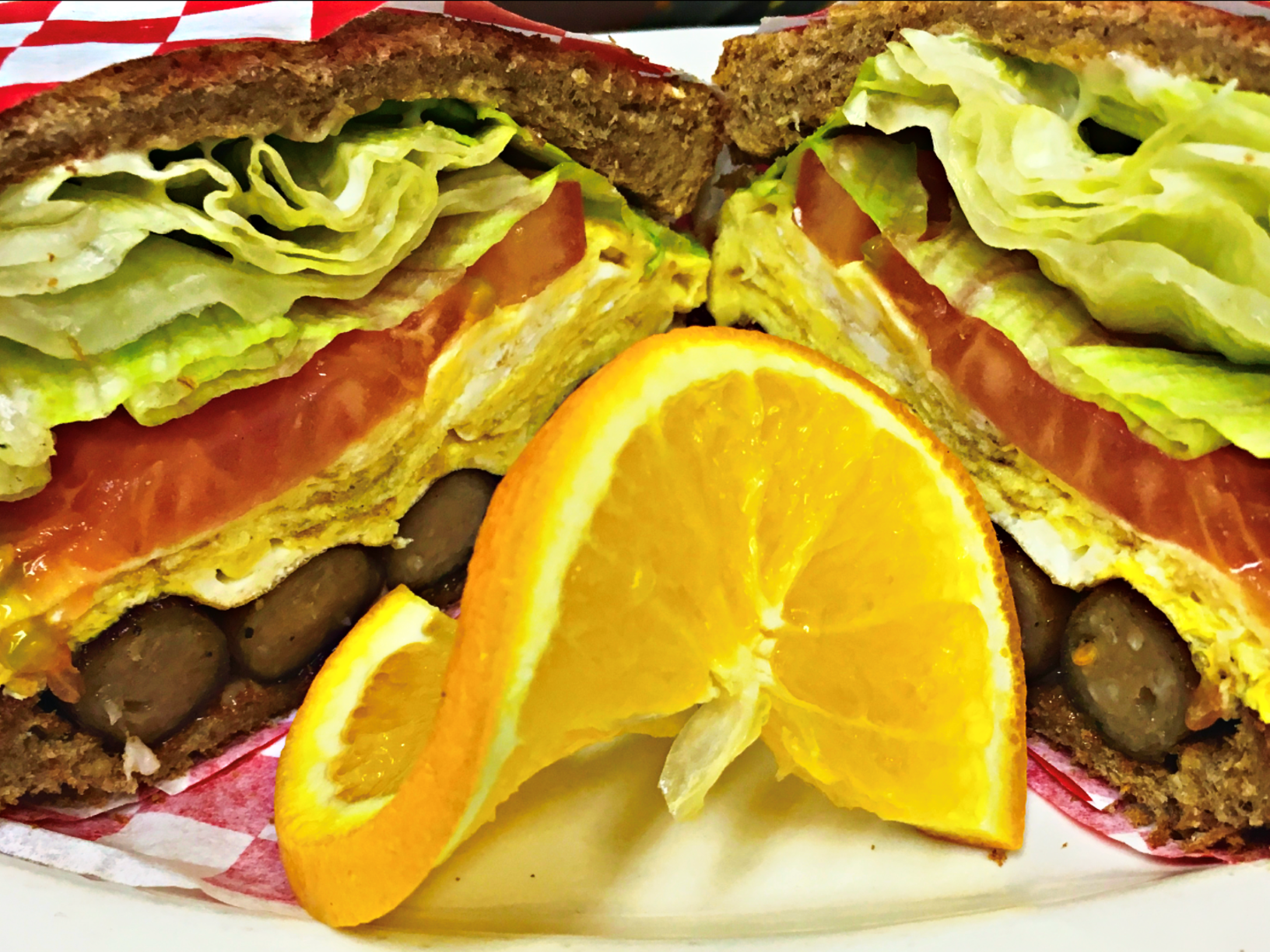 Order Sausage and Egg Sandwich food online from Jim's Burgers #2 store, Wilmington on bringmethat.com