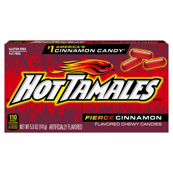 Order Hot Tamales Cinnamon Flavored Candy food online from Exxon Food Mart store, Port Huron on bringmethat.com
