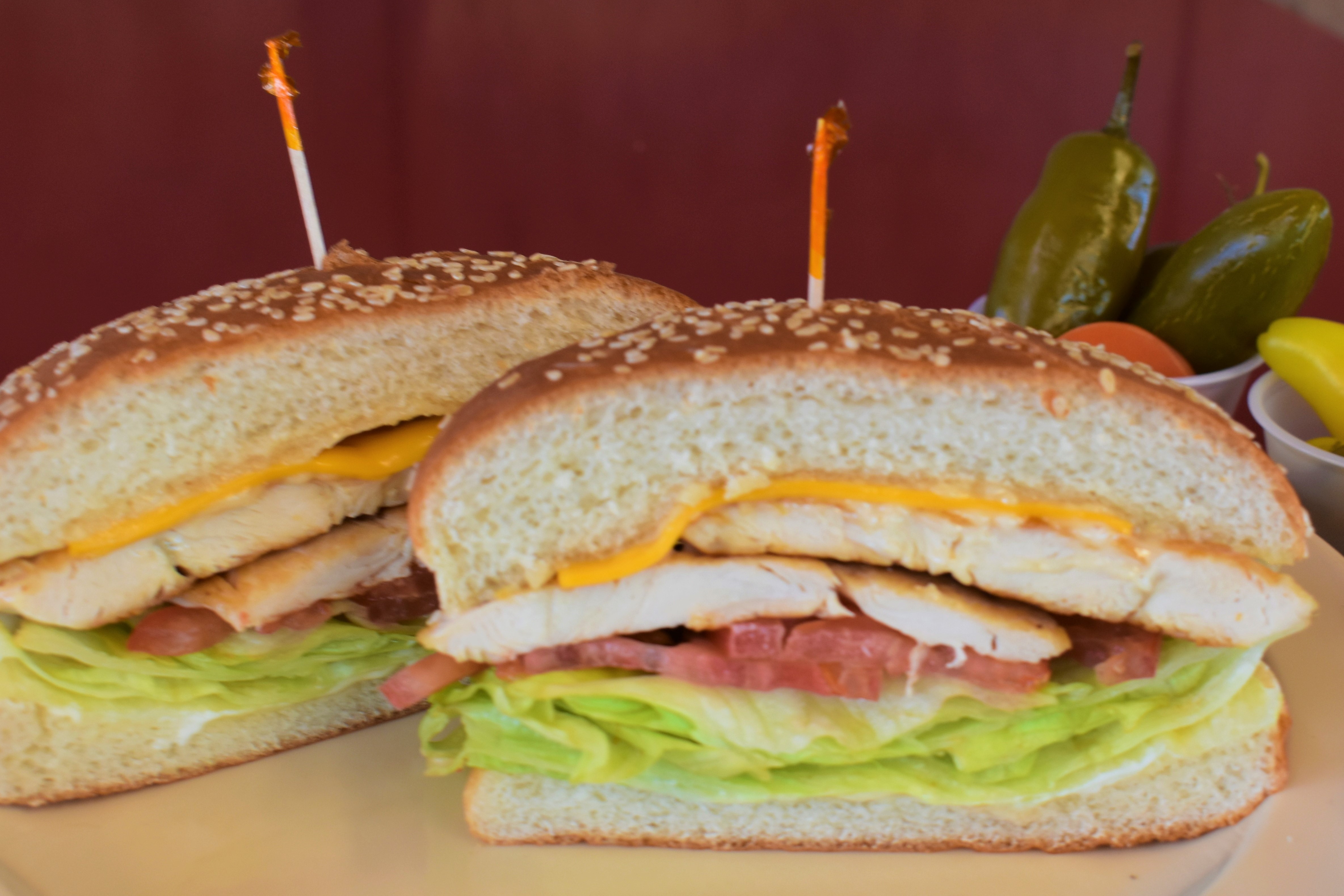 Order Broiled Chicken Sandwich food online from Boy Burgers store, Los Angeles on bringmethat.com
