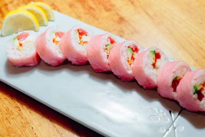 Order Pink Lady Roll food online from Wu's Garden store, Upper Leacock on bringmethat.com