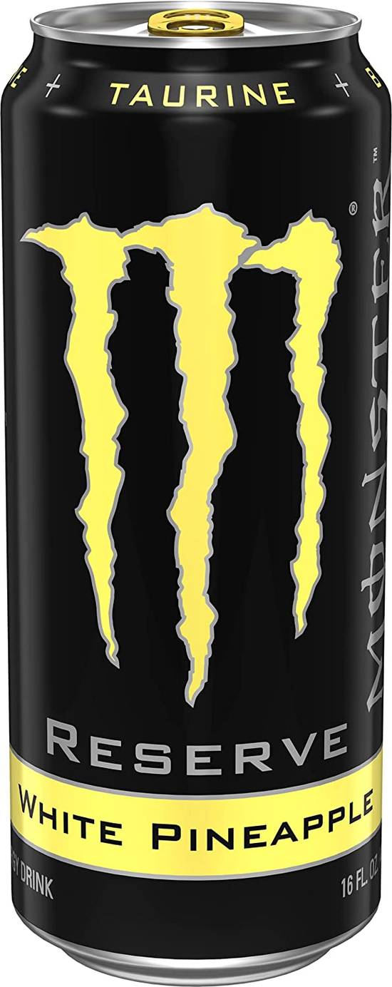 Order Monster Energy Reserve White Pineapple, Yellow food online from Exxon Food Mart store, Port Huron on bringmethat.com
