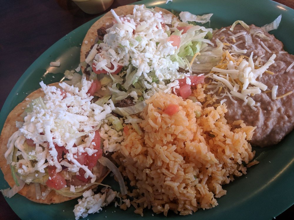 Order TOSTADAS DINNER food online from Mexico City Restaurant store, Warren on bringmethat.com