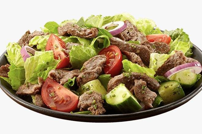 Order Steak Salad food online from Amili's Pizzeria store, Plum on bringmethat.com