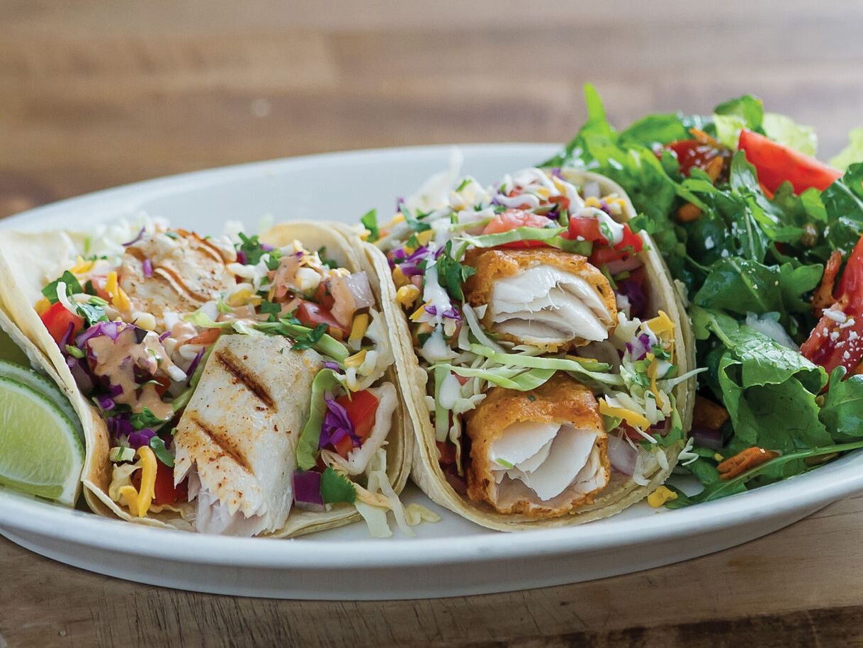 Order Grilled Fish Taco food online from Sharkys Woodfired Mexican Grill store, Marina Del Rey on bringmethat.com