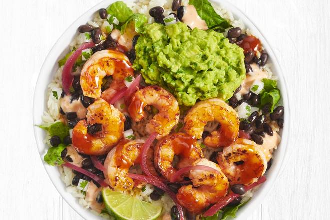 Order Chipotle Honey Argentinian Shrimp Bowl food online from Rubio store, San Clemente on bringmethat.com