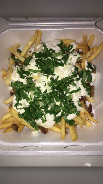 Order Greek Fries food online from Halal Kitchen Cafe store, Northridge on bringmethat.com