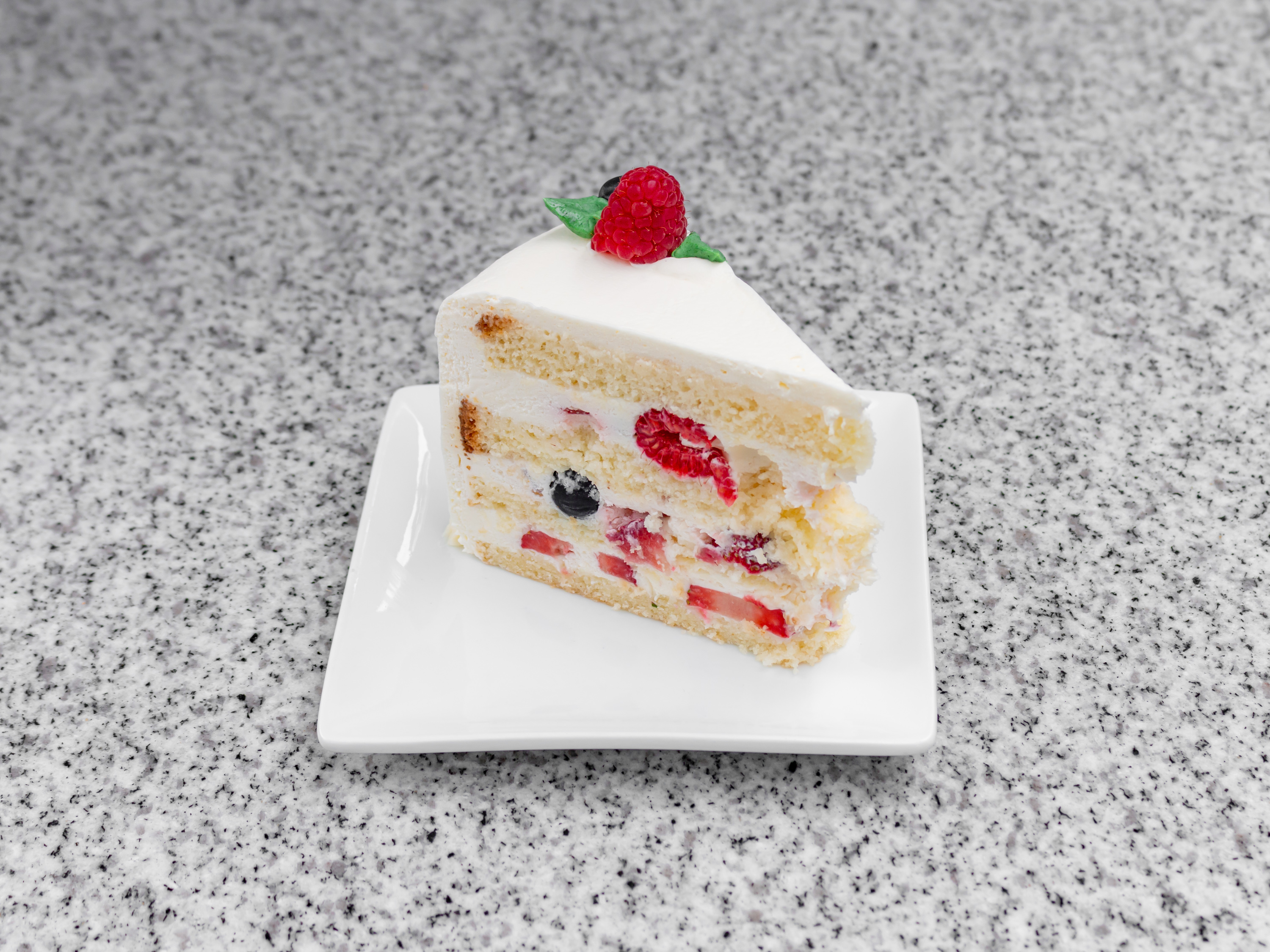 Order Berry Patch Cake Slice food online from Lilac Patisserie store, Santa Barbara on bringmethat.com