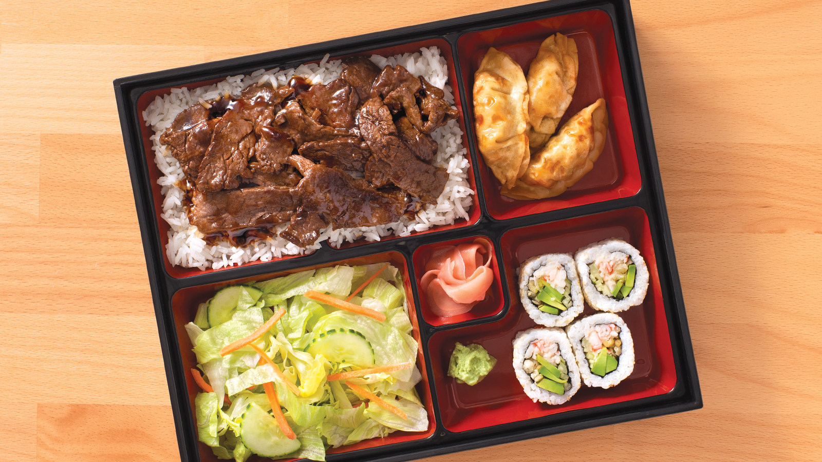 Order Beef Bento food online from Sarku Japan store, Alpharetta on bringmethat.com