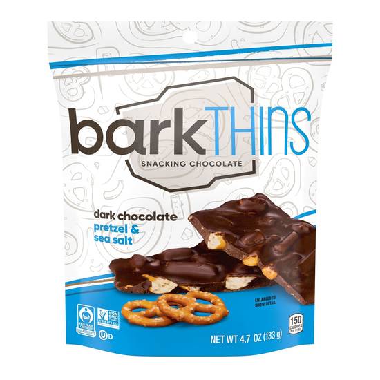 Order barkTHINS Dark Chocolate Pretzel with Sea Salt, 4.7 OZ food online from CVS store, LA QUINTA on bringmethat.com