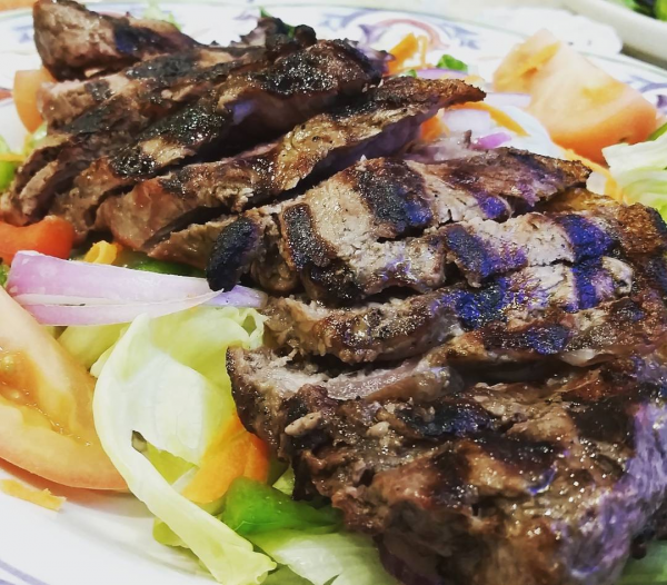 Order Grilled Steak Salad food online from The red flame store, New York on bringmethat.com