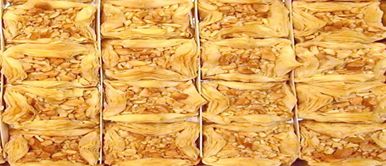 Order Cashew Filo Bird's Nest food online from Muhanna Sweets store, Tulsa on bringmethat.com