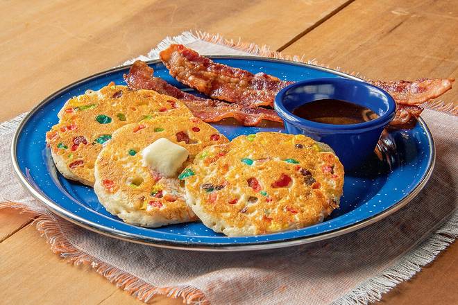 Order Mini Confetti Pancakes food online from Cracker Barrel Old Country Store store, Corinth on bringmethat.com