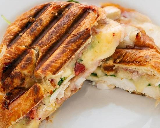 Order Brie Monte Cristo Panini food online from Java Dive Organic Cafe store, Bee Cave on bringmethat.com