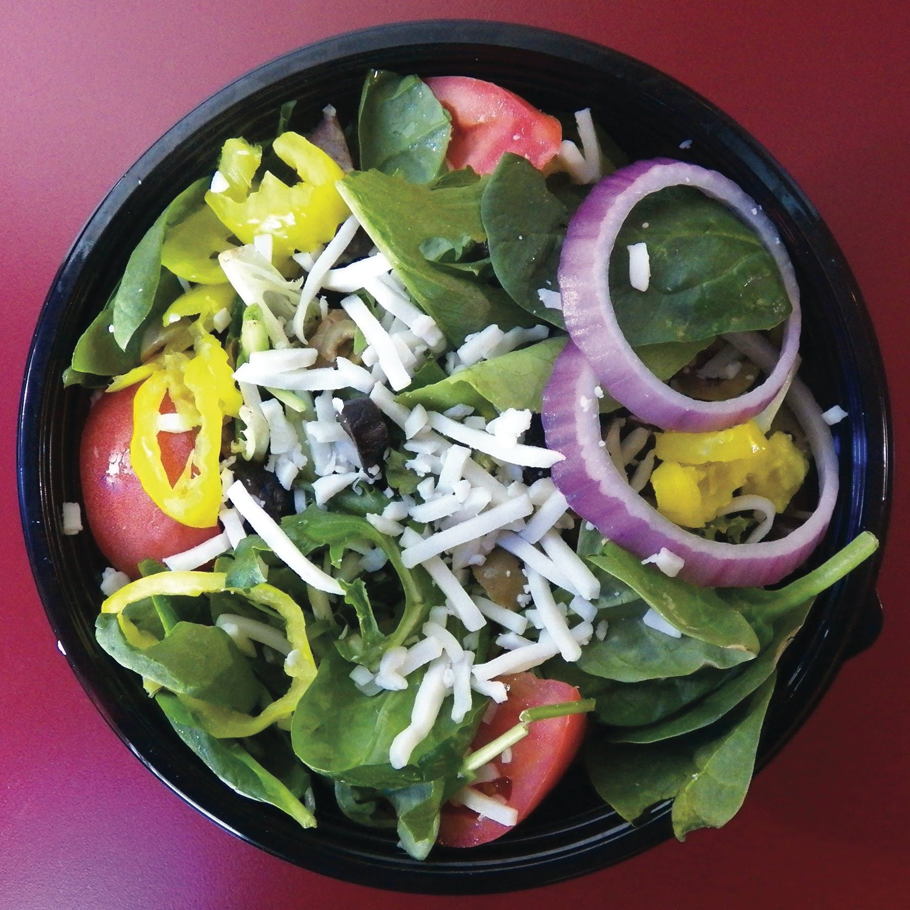 Order Italian Salad - Salad food online from Doubledave's Pizzaworks store, Midland on bringmethat.com